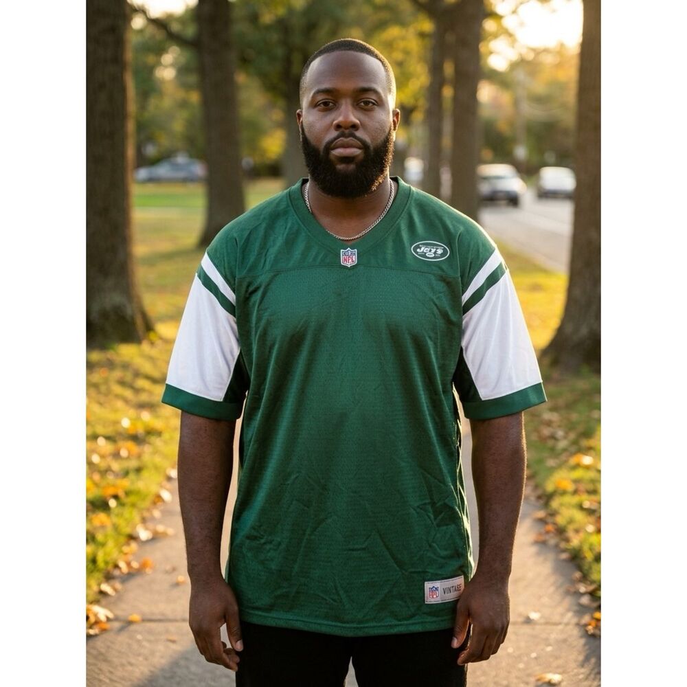 NWT NFL Pro Line Green NFL New York Jets BLANK Jersey - Size 3XL
